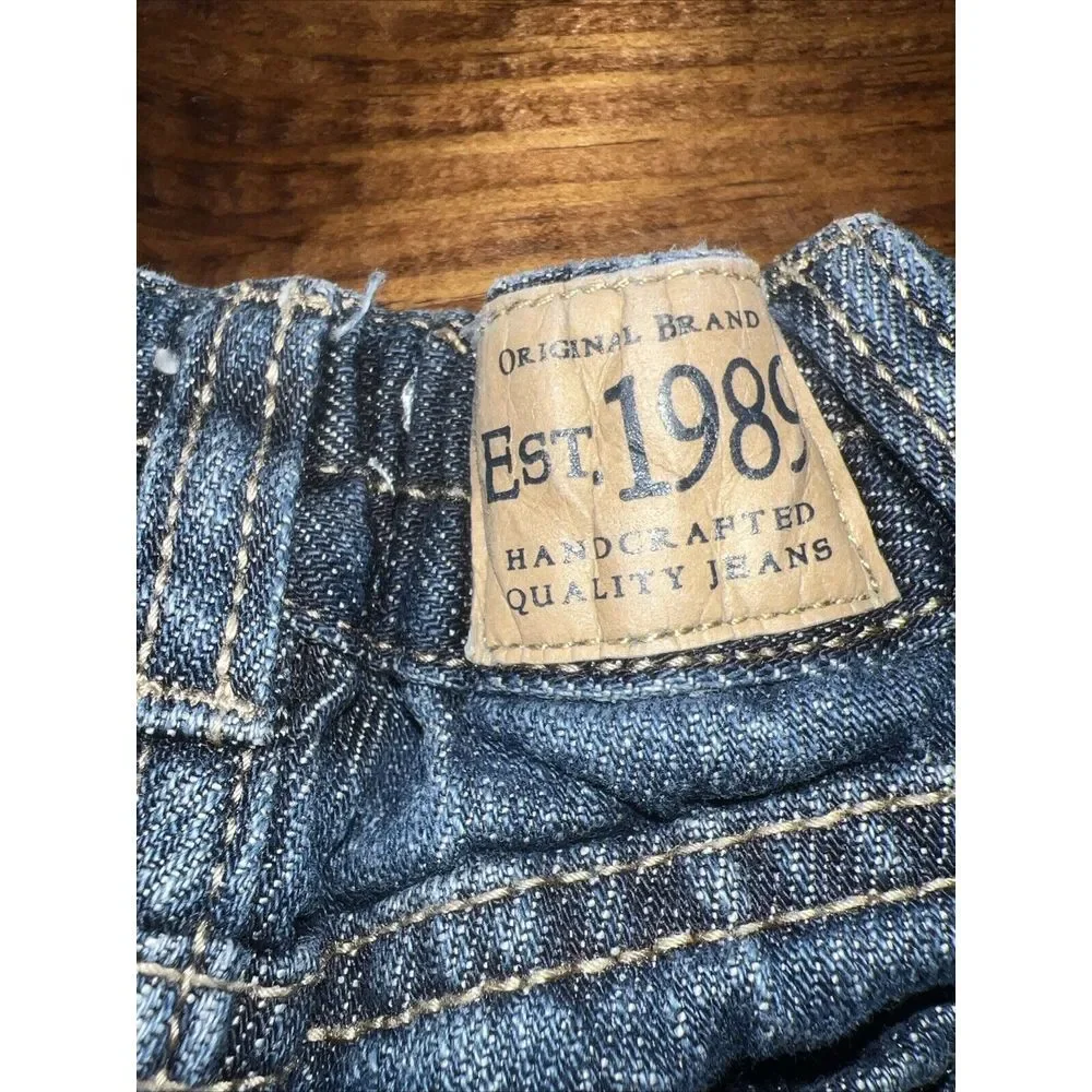 Preowned- The Childrens Place Straight‎ Fit Denim Jeans Kids (Size 9-12 Months)